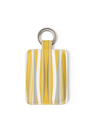 Fela Nappa Leather Two-Faced Rectangle Keyring