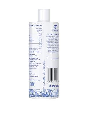 Luxury Organic Coconut Oil Extra Virgin 500ml