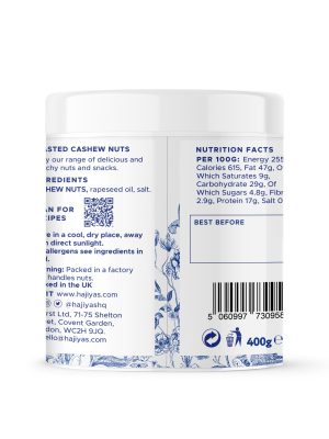 Luxury Roasted Cashew Nuts 400g