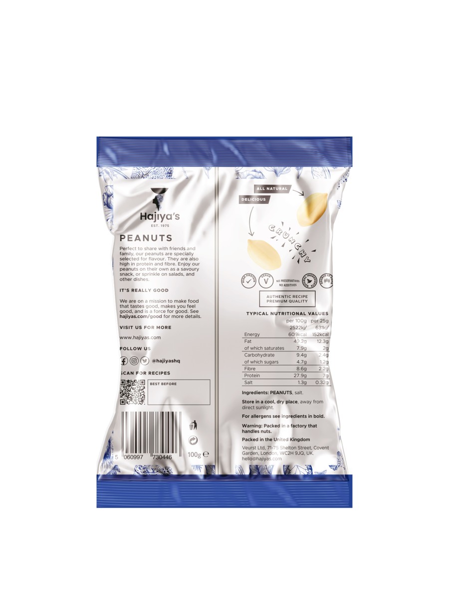 Luxury Roasted Peanuts 100g 2 Luxury Roasted Peanuts 100g