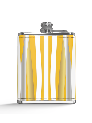 Shaka Warrior Nappa Leather Hip Flask 6oz